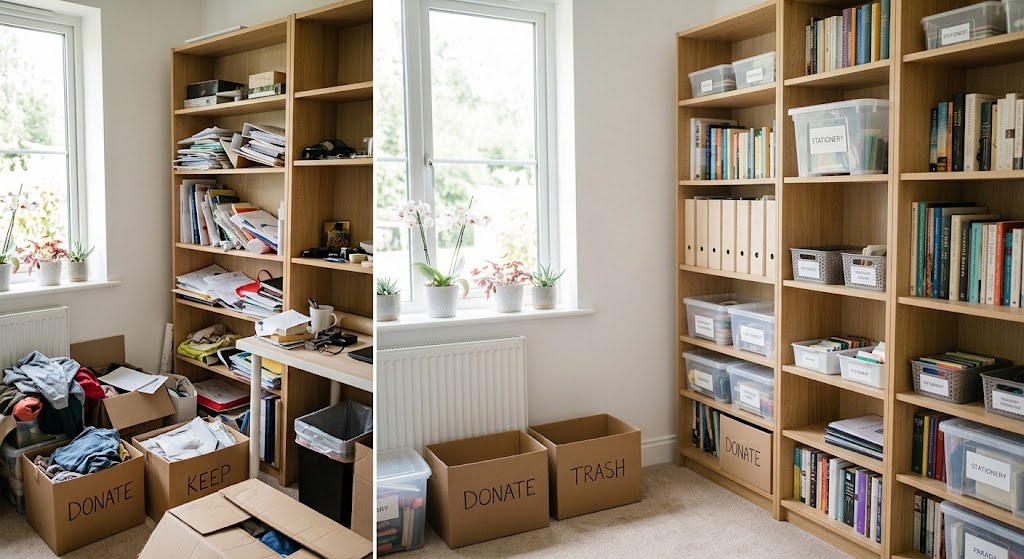 Professional home decluttering and organizing services in Brandon, Suffolk